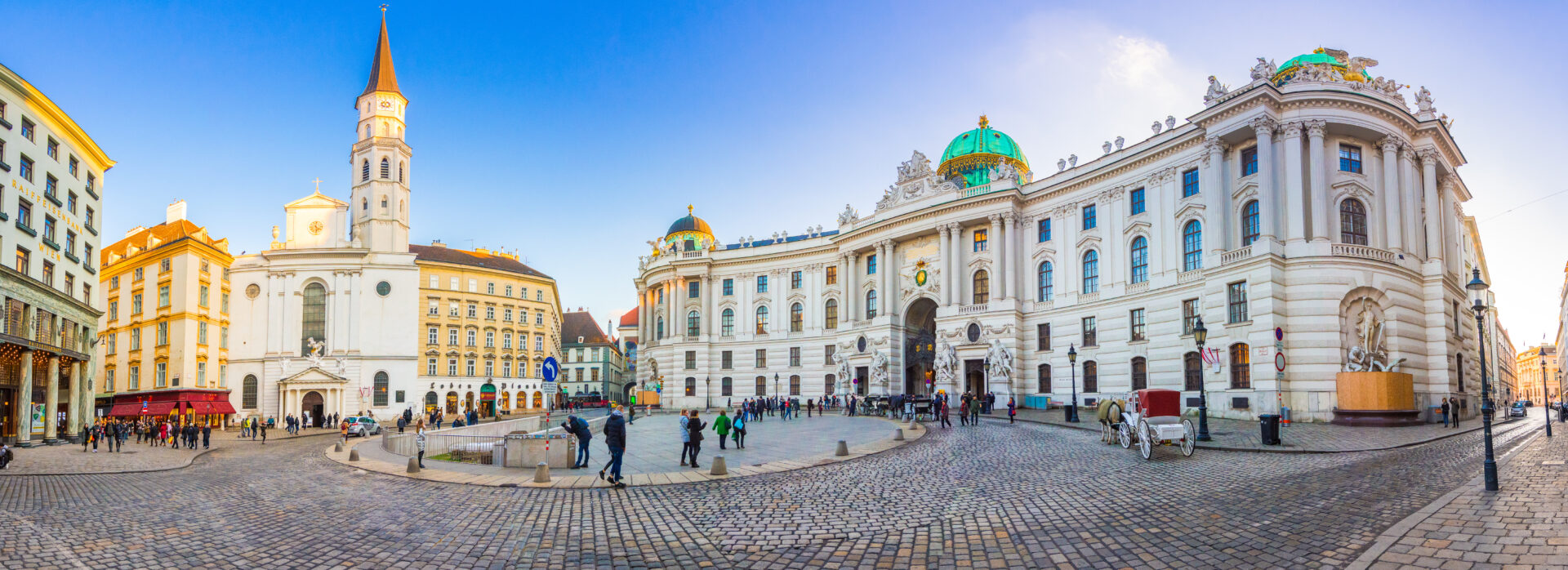royal palace of hofburg in vienna, austria